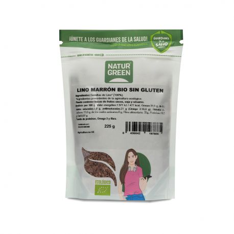 NATURGREEN LINO MARRON BIO 225 G