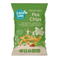 TerraSana Chips de guisantes con Harissa 75 g