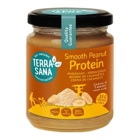 TerraSana Crema de cacahuete proteica 250g