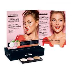 CAMALEON EXPOSITOR ILUMINADOR 12 UDS (3XTIPO)+1 TESTER PALETA