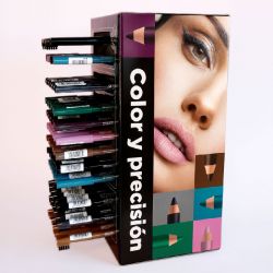 CAMALEON EXPOSITOR LAPICES OJOS-CEJAS 45UDS (5 X TIPO) +9 TESTER