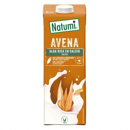 NATUMI BEBIDA AVENA ALGA CALCIO 1L