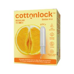COTTONLOCK TAMPONES CON APLICADOR REGULAR 18 UDS