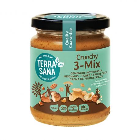 TerraSana 3-Mix crunchy (sin cacahuete) 250 g