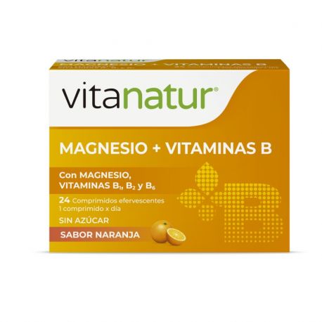 VITANATUR MAGNESIO+VITAMINAS B 24 COMP