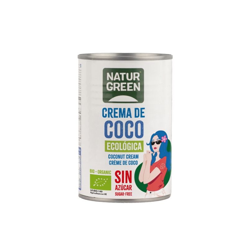 NaturGreen Crema de Coco 400 g/ 400 ml