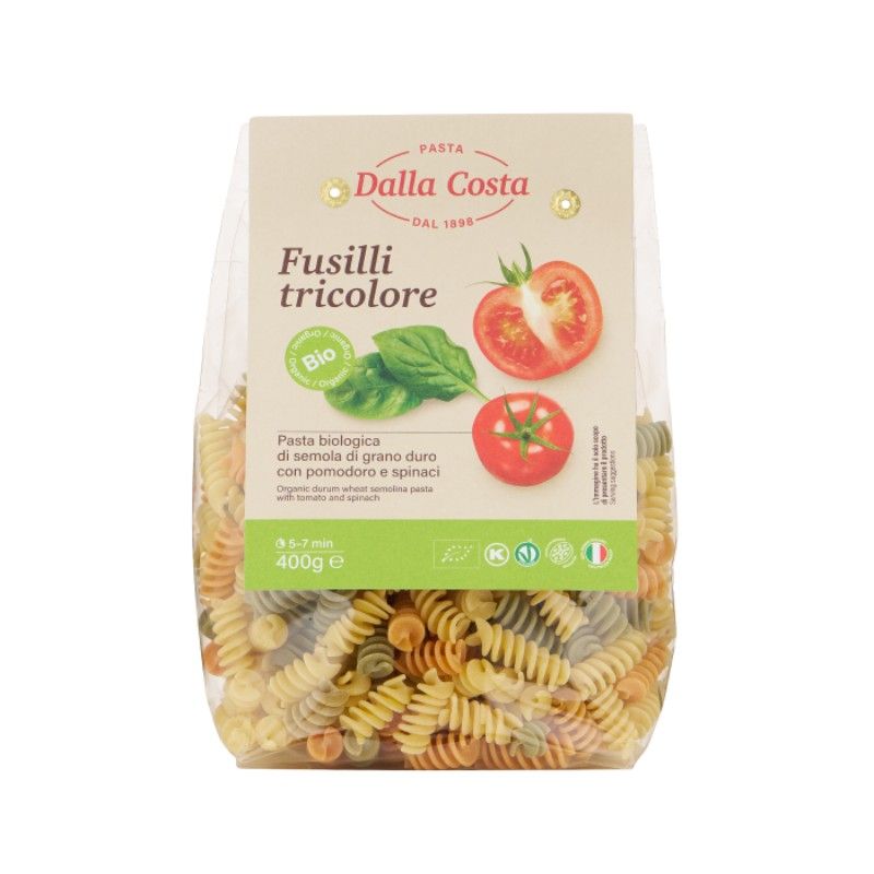 DALLA COSTA FUSILLI TRICOLOR 400 G