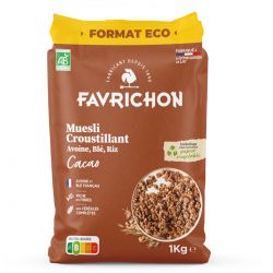 FAVRICHON CRUNCHY MUESLI CACAO 1 KG