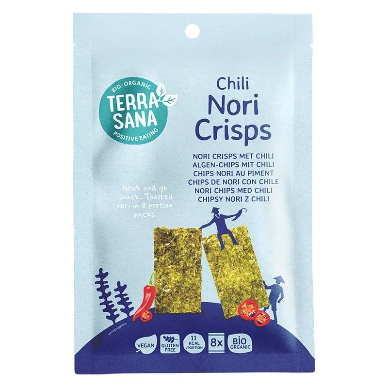 TerraSana Chips de nori con chile 16 g