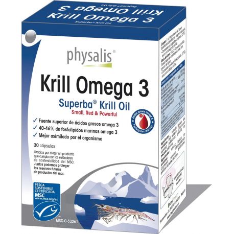 PHYSALIS KRILL OMEGA 3 30 CAPS