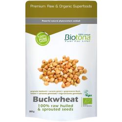 BIOTONA RAW HULLED & SPROUTED SEEDS BUCKWHEAT 300 GR