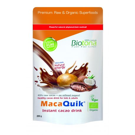 BIOTONA MACAQUIK INSTANT CACAO DRINK 200 GR PVPR 12,50