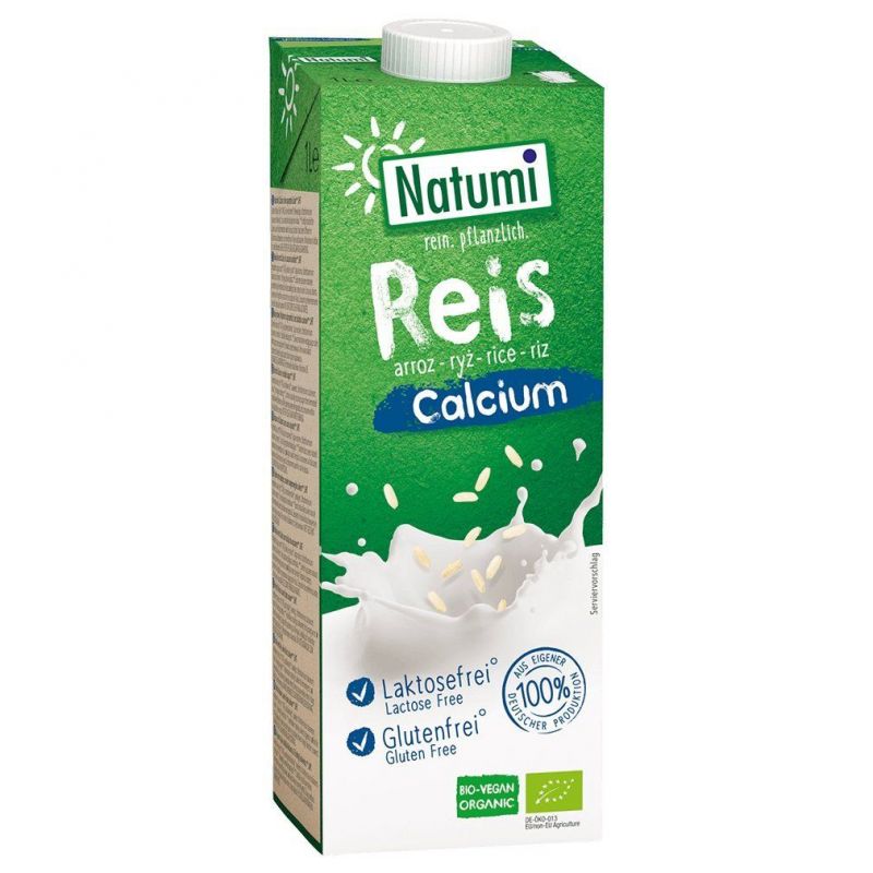 NATUMI BEBIDA DE ARROZ CALCIO 1L