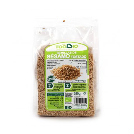 TOOBIO SESAMO TOSTADO BIO 250 GR