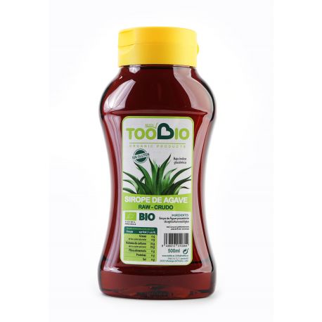 TOOBIO SIROPE AGAVE CRUDO BIO 500 ML