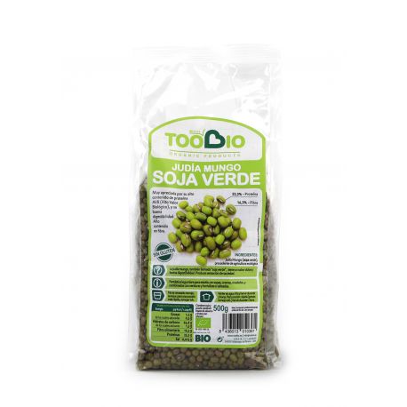 TOOBIO SOJA VERDE (MUNGO) BIO 500 GR