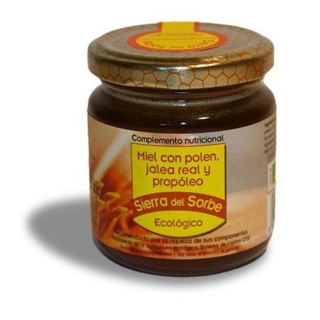 SIERRA DEL SORBE APIKOMPLEX ECOLOGICO (MIEL,JALEA,POLEN,PROPOLIS) 250GR