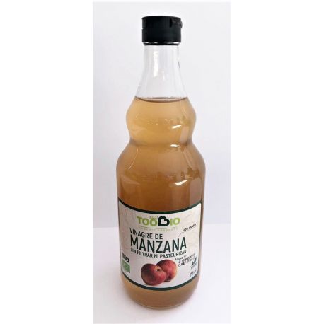 TOOBIO VINAGRE DE MANZANA SIN FILTRAR CON MADRE 750 ML