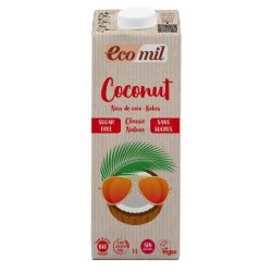 EcoMil Bebida de coco Classic Nature (sin azúcar) Bio 1 L