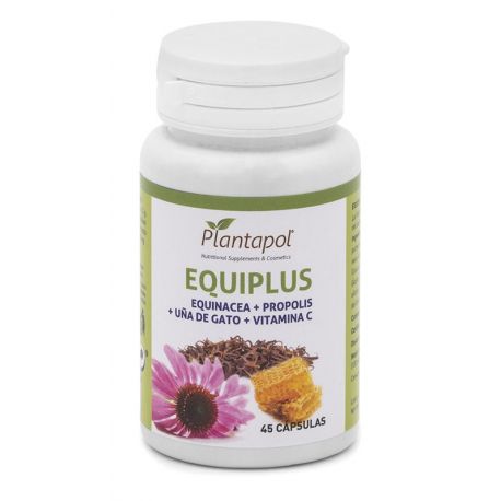 PLANTAPOL EQUIPLUS(Equinacea,Propolis,Uña de gato, Vitamina C) 45 CAPS