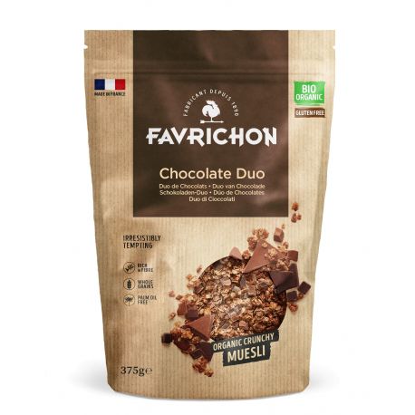 FAVRICHON CRUNCHY MUESLI DUO DE CHOCOLATES 375 GR