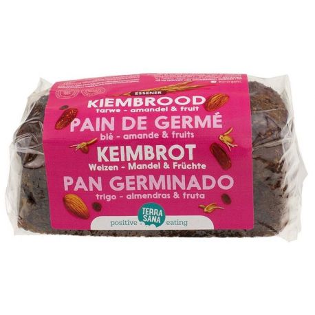 PAN GERMINADO DE TRIGO - FRUTAS & ALMENDRAS 400G