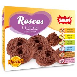 HARISIN ROSCOS DE CACAO SIN GLUTEN