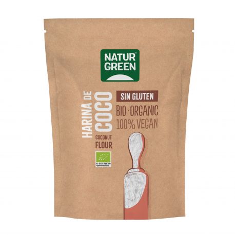 NATURGREEN HARINA COCO SIN GLUTEN BIO 350G