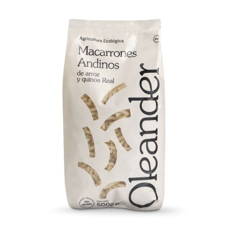 OLEANDER MACARRONES DE ARROZ Y QUINOA 500 G