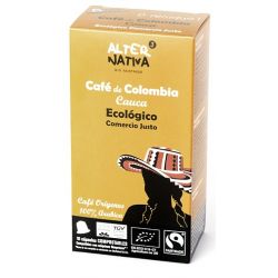 ALTERNATIVA CAFE COLOMBIA CAUCA BIO FT 10UDS 5 G CAPSULAS