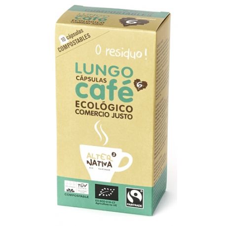 ALTERNATIVA CAFE LUNGO BIO FT 10UDS 5 G CAPSULAS