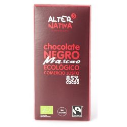 ALTERNATIVA CHOCOLATE 85% CACAO MASCAO BIO-FT 80 G
