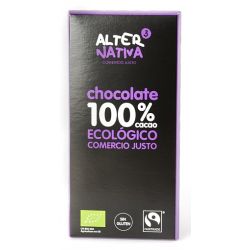 ALTERNATIVA CHOCOLATE 100% CACAO BIO-FT 80 G