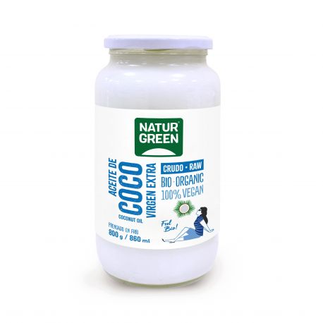 NATURGREEN ACEITE DE COCO VIRGEN BIO 860 ML / 800 G