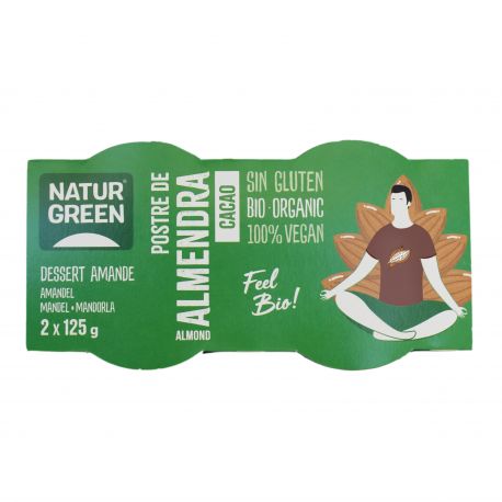 NATURGREEN ALMOND CACAO BIO (2X125 G)