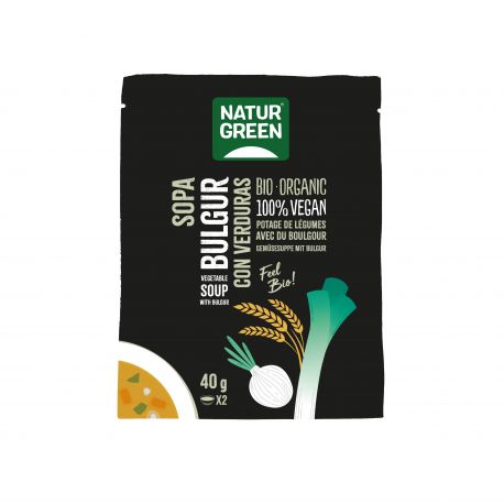 NATURGREEN SOPA DE BULGUR CON VERDURAS BIO 40 G