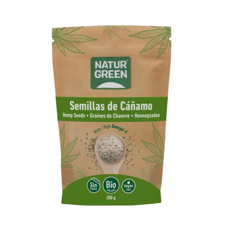 NaturGreen Semillas de Cañamo Bio 200 g