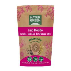 NaturGreen Semillas de lino,cáñamo, calabaza y chía Bio 225 g